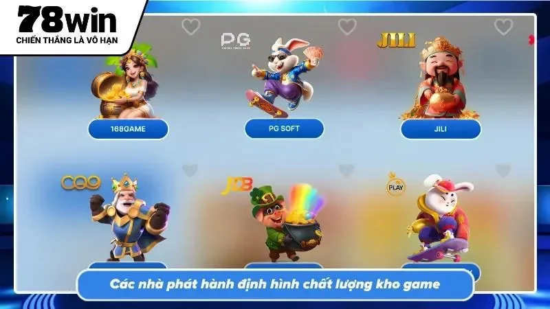 Đồ họa sắc nét được cung cấp bởi những nhà phát triển game uy tín